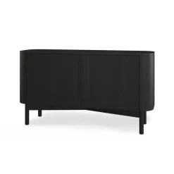 Northern Loud long sideboard 146 cm, painted oak Black Hot