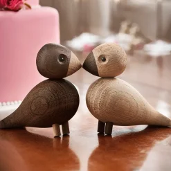 Kay Bojesen Denmark Lovebirds, 2-pack Brown