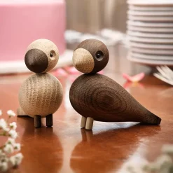 Kay Bojesen Denmark Lovebirds, 2-pack Brown
