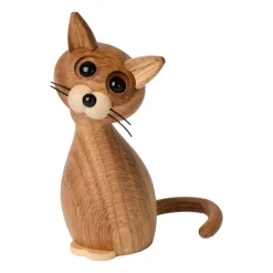 Spring Copenhagen Lucky cat decoration, Oak Brown Discount
