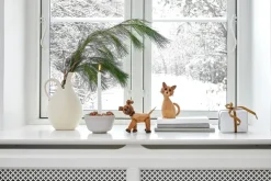 Spring Copenhagen Lucky cat decoration, Oak Brown Discount