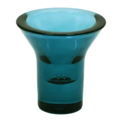 Born In Sweden Lumi candlestick 8 cm, Petrol Blue Discount