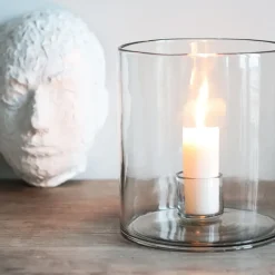 Tell Me More Luna candlestick Ø20 cm, clear Transparent Outlet