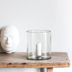 Tell Me More Luna candlestick Ø20 cm, clear Transparent Outlet