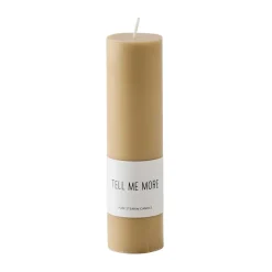 Tell Me More Luna scented candle, Honey, M Ø4x15 cm Yellow Online
