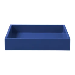 Mojoo Lux lacquered decorative tray 19x19x3,5 cm, Ultramarine Blue Clearance