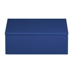 Mojoo Lux lacquered storage box 19x19x7 cm, Ultramarine Blue Clearance