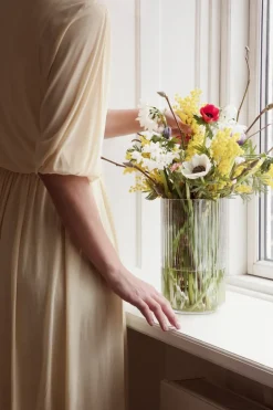 Lyngby Porcelæn Lyngby vase glass clear, 25 cm Transparent Sale