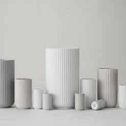 Lyngby Porcelæn Lyngby vase , 12 cm White New