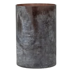 Bloomingville Macha lantern/vase Ø15 cm, Purple-brown PurpleBrown Discount
