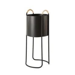 OYOY Maki flower box tall 55 cm, Black Clearance