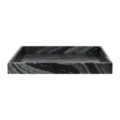 Mette Ditmer Marble decoration tray large 30x40 cm, Black-grey BlackGrey Best