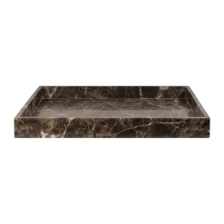 Mette Ditmer Marble decoration tray large 30x40 cm, Brown Sale
