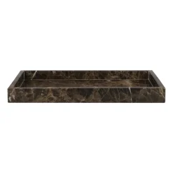 Mette Ditmer Marble decorative tray 16x31 cm, Brown New
