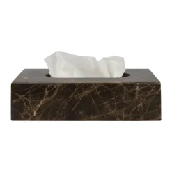 Mette Ditmer Marble tissue box 14x25.5 cm, Brown Online
