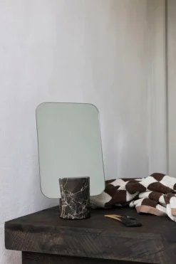 Mette Ditmer Marble vanity mirror, , 30 cm Brown Sale