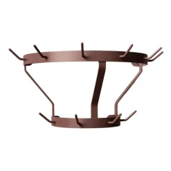 Massproductions Marcel clothes hanger wall-mounted, Wine Red Best