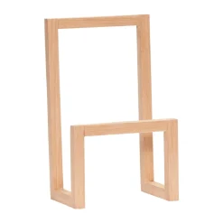 Hübsch Market magazine holder, Oak Beige Clearance
