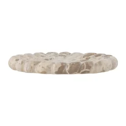 Bloomingville Marlie marble tray Ø22.5 cm, Natural Brown Outlet