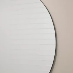 Warm Nordic Masquerade Round mirror, Clear Transparent Discount