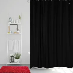 Etol Design Match Shower curtain 200x240 cm, extra high Black