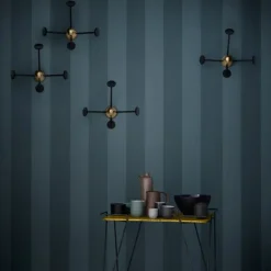 GUBI Matégot coatrack, -brass Black Best