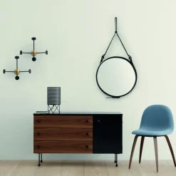GUBI Matégot coatrack, -brass Black Best