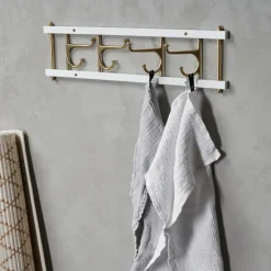 Essem Design Maxi 4 Dekorativ hook rail, -brass White Outlet