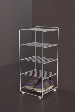Maze Shoescraper shoe shelf, White Best