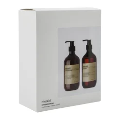 Meraki gift set hand soap and dish soap, Exfoliating Northern star, Blossom breeze White Sale
