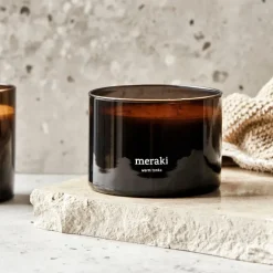 Meraki scented candle, 60 hours, Warm tonka Brown Online