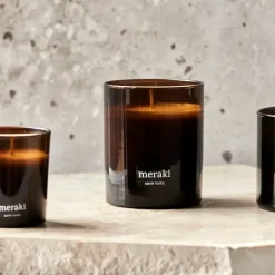 Meraki scented candle, 35 hours, Warm tonka Brown