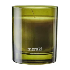 Meraki scented candle, 35 hours, Lavender rain Green Sale