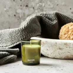 Meraki scented candles 12 hours 2-pack, Oud leaf Green Discount