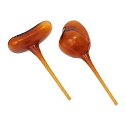 Ferm Living Mercury watering globe 2 parts, Amber, 15x24 cm Orange Hot
