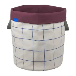 Mette Ditmer Mesh laundry basket Ø40x50 cm, Cobalt-sand BeigeRed Outlet