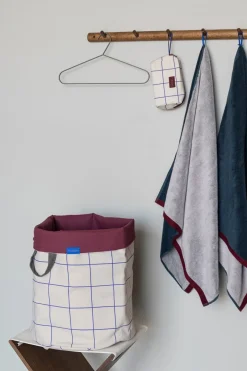 Mette Ditmer Mesh laundry basket Ø40x50 cm, Cobalt-sand BeigeRed Outlet