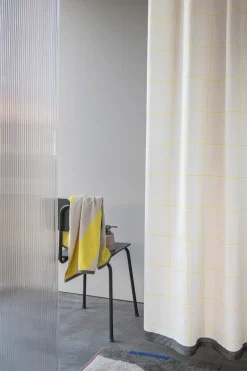 Mette Ditmer Mesh shower curtain 150x200 cm, Yellow