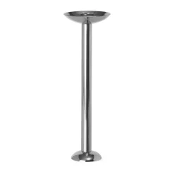 Louise Roe Metal champagne candlestick 28 cm, Stainless steel Silver-coloured Hot
