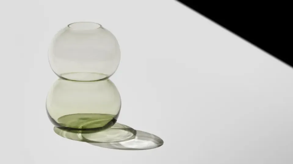 Orrefors Midsummer Mini Vase Cow Vetch, 90 mm Transparent Hot
