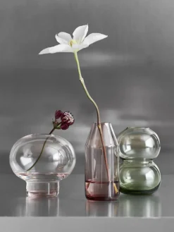Orrefors Midsummer Mini Vase Cow Vetch, 90 mm Transparent Hot