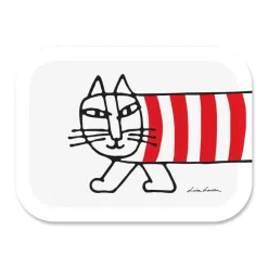 Opto Design Mikey tray 27x20 cm, White- Red Best