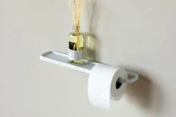 Brabantia MindSet Toilet paper holder with shelf, Mineral Fresh White Outlet