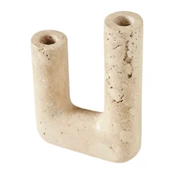 MUUBS Minerva candle sticks 20 cm, Cream Beige Clearance