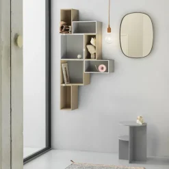 Muuto Mini stacked 2.0 storage system, small, oak Brown