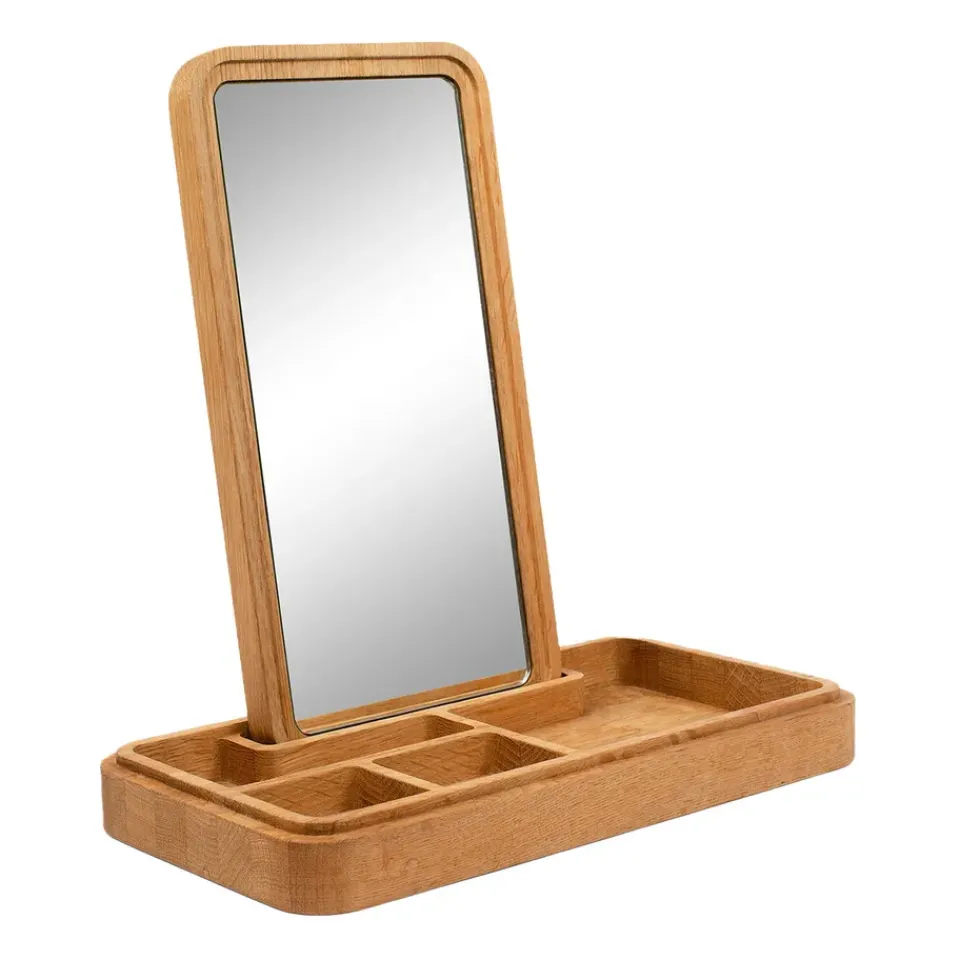 Spring Copenhagen Mirror with jewellery box 32 cm, Oak Brown Discount