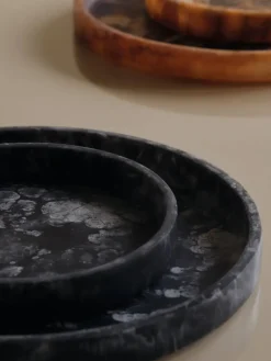 Ferm Living Mist decorative tray Ø20 cm, Charcoal Black Outlet