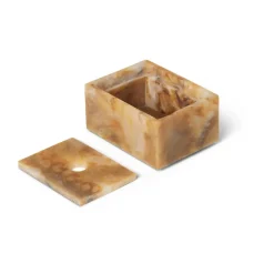 Ferm Living Mist storage box 7,5x10 cm, Sugar kelp Brown
