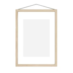 MOEBE ash frame A4 23.2x31.7 cm, Transparent. Wood. Black BrownBlack Best