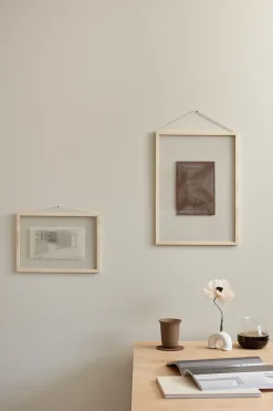 MOEBE ash frame A4 23.2x31.7 cm, Transparent. Wood. Black BrownBlack Best